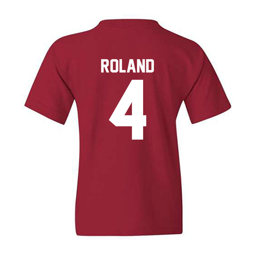 Arkansas - NCAA Football : Lakhi Roland - Sports Shersey Youth T-Shirt-1