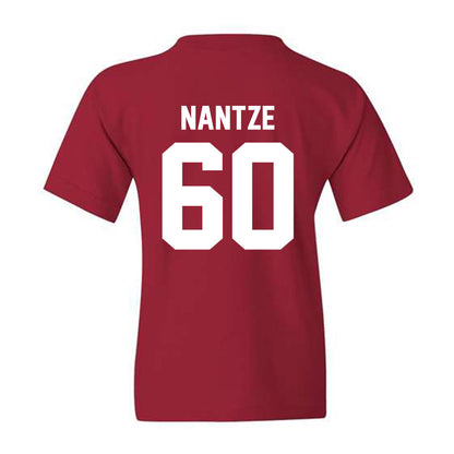 Arkansas - NCAA Football : Jonas Nantze - Youth T-Shirt