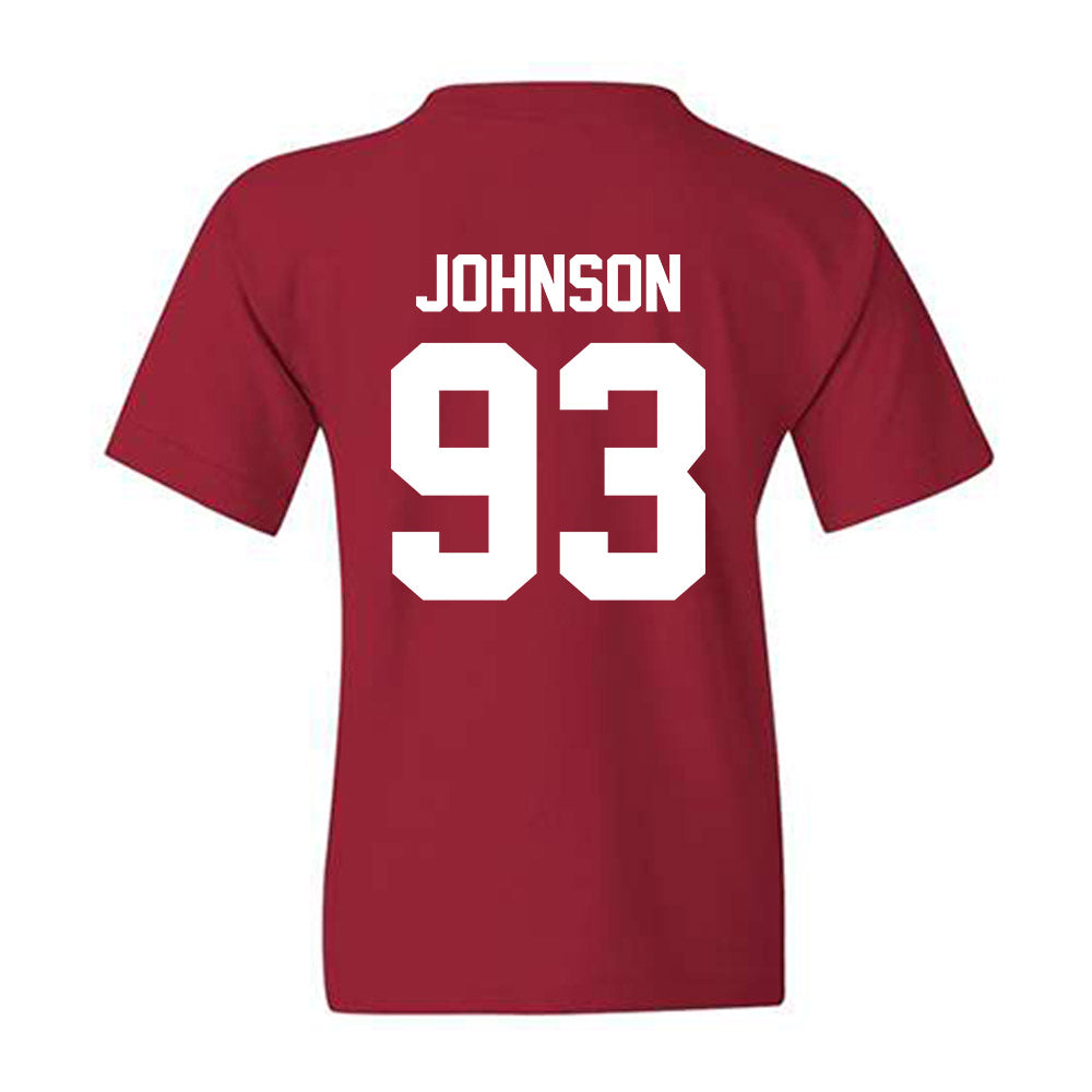 Arkansas - NCAA Football : Keiundre Johnson - Sports Shersey Youth T-Shirt-1