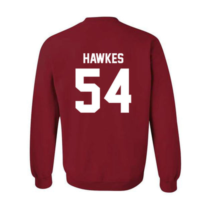 Arkansas - NCAA Football : Adam Hawkes - Sports Shersey Crewneck Sweatshirt-1