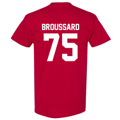 Arkansas - NCAA Football : Kavion Broussard - Sports Shersey T-Shirt-1