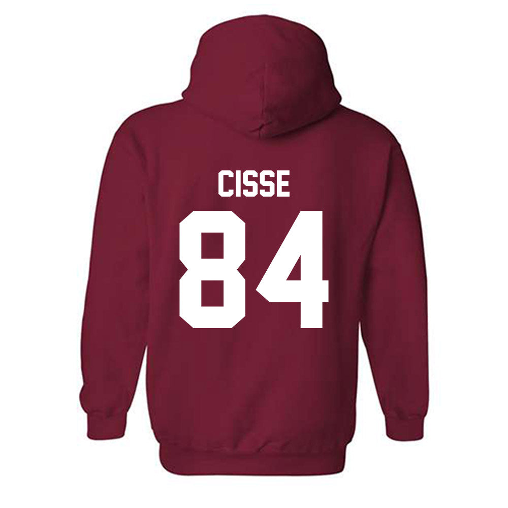 Arkansas - NCAA Football : Ismael Cisse - Sports Shersey Hooded Sweatshirt-1