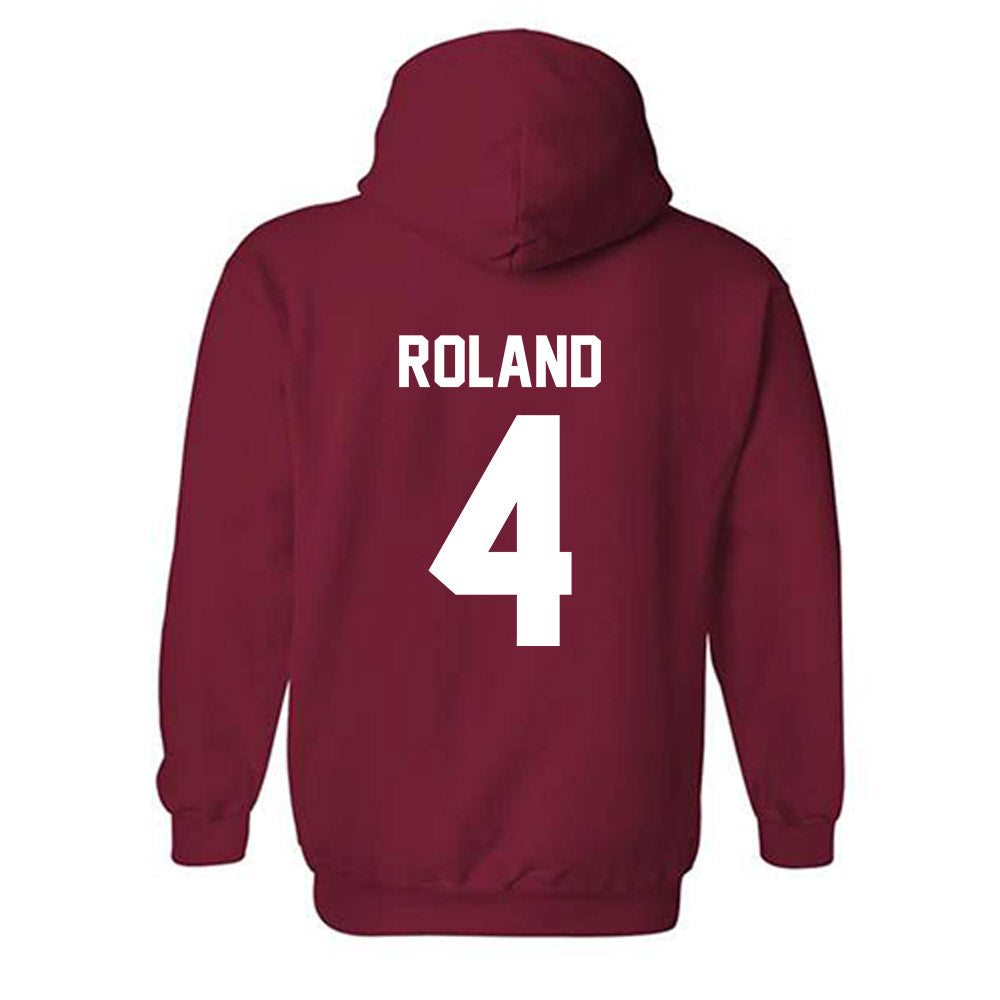 Arkansas - NCAA Football : Lakhi Roland - Sports Shersey Hooded Sweatshirt-1