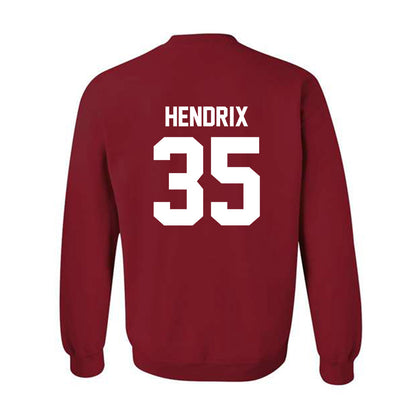 Arkansas - NCAA Football : Hutson Hendrix - Sports Shersey Crewneck Sweatshirt-1
