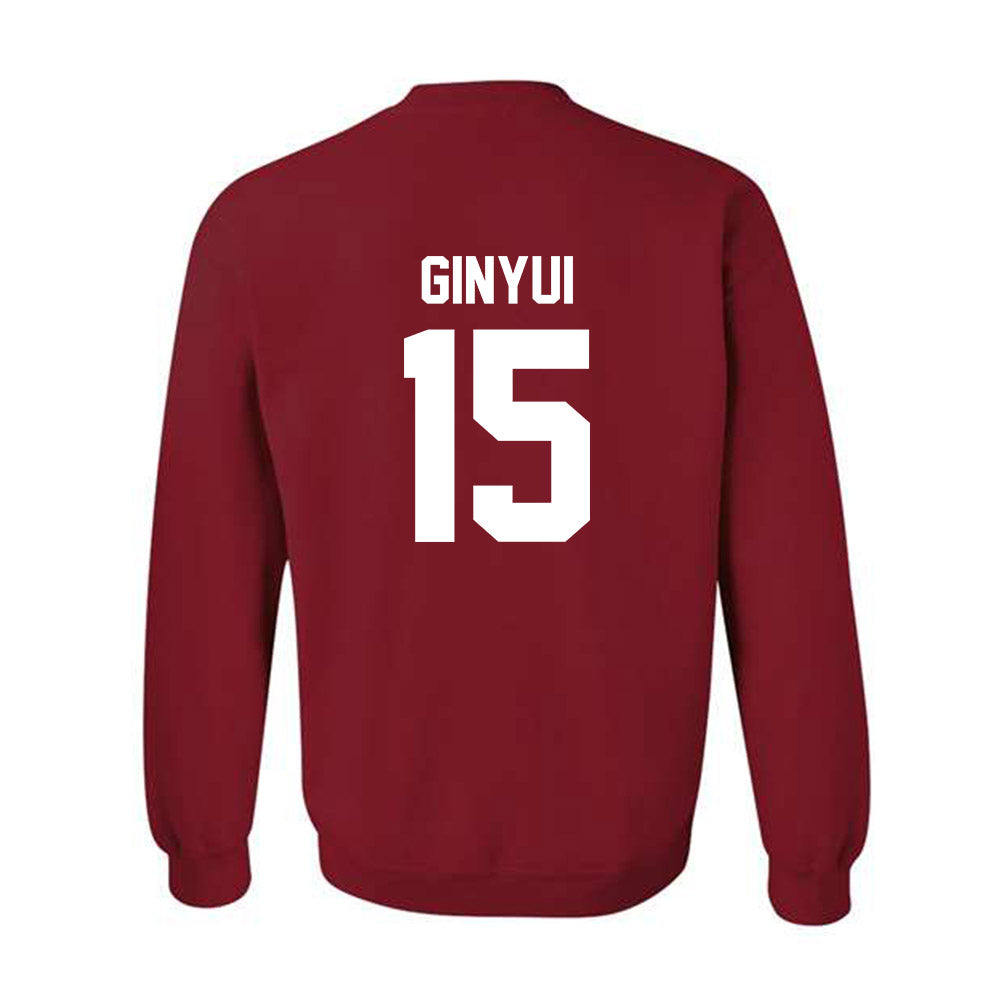 Arkansas - NCAA Football : Nsongbeh Ginyui - Sports Shersey Crewneck Sweatshirt-1