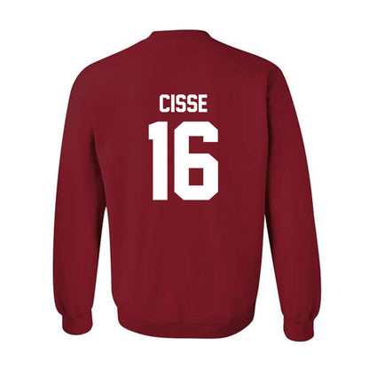 Arkansas - NCAA Football : Ismael Cisse - Sports Shersey Crewneck Sweatshirt-1