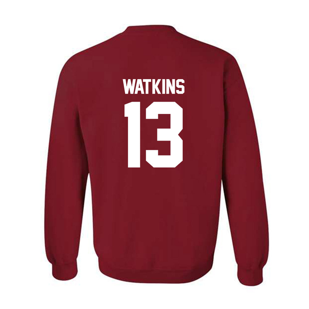 Arkansas - NCAA Football : Jelani Watkins - Sports Shersey Crewneck Sweatshirt-1