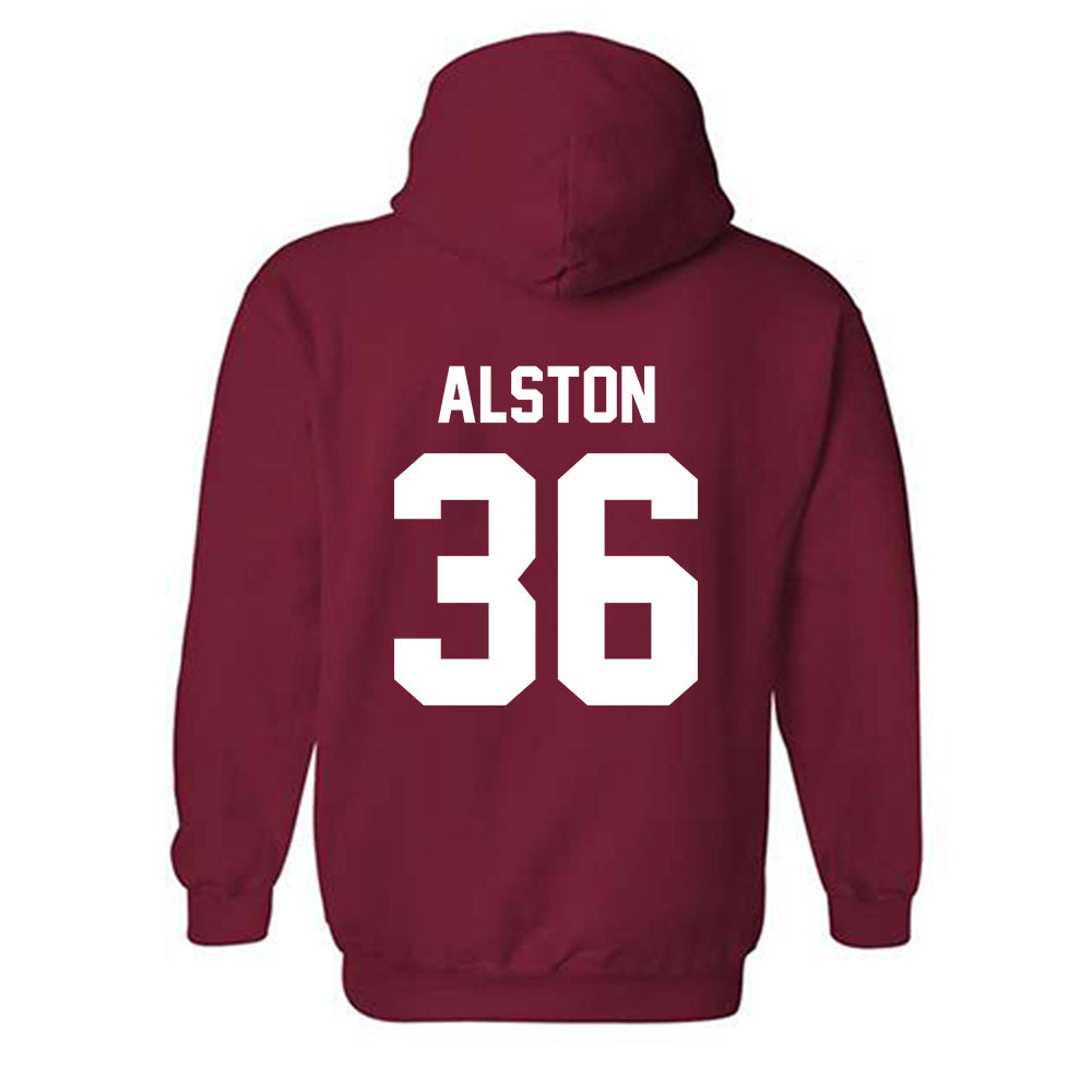 Arkansas - NCAA Football : Brian Alston - Sports Shersey Hooded Sweatshirt-1