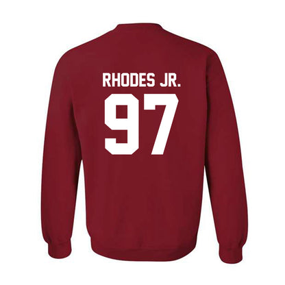Arkansas - NCAA Football : Quincy Rhodes Jr. - Sports Shersey Crewneck Sweatshirt-1