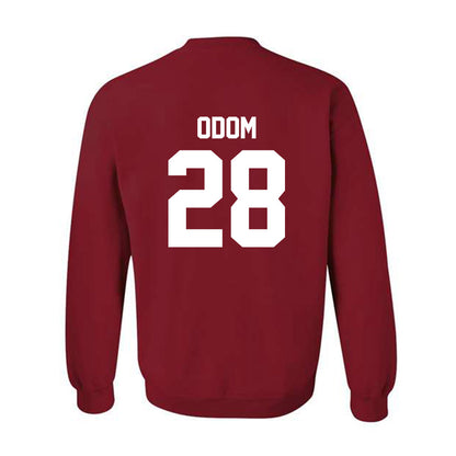Arkansas - NCAA Football : Trajen Odom - Sports Shersey Crewneck Sweatshirt-1
