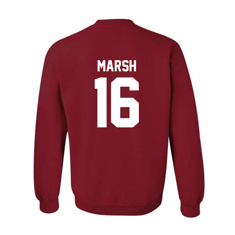 Arkansas - NCAA Football : Kourtlan Marsh - Sports Shersey Crewneck Sweatshirt-1