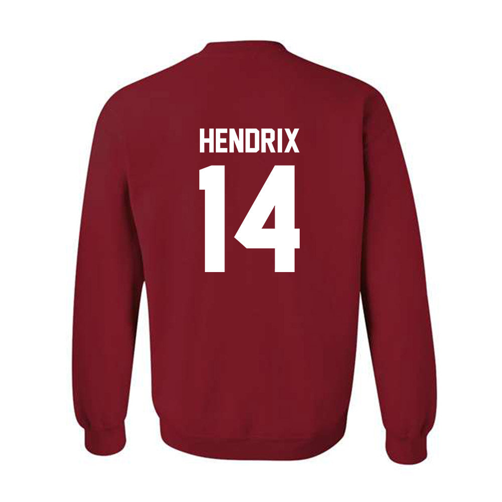 Arkansas - NCAA Football : Hank Hendrix - Sports Shersey Crewneck Sweatshirt-1