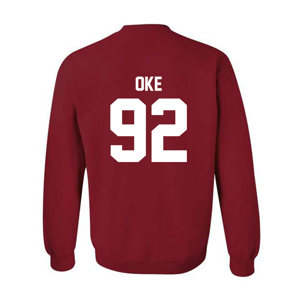 Arkansas - NCAA Football : David Oke - Sports Shersey Crewneck Sweatshirt-1