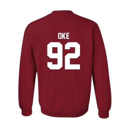 Arkansas - NCAA Football : David Oke - Sports Shersey Crewneck Sweatshirt-1