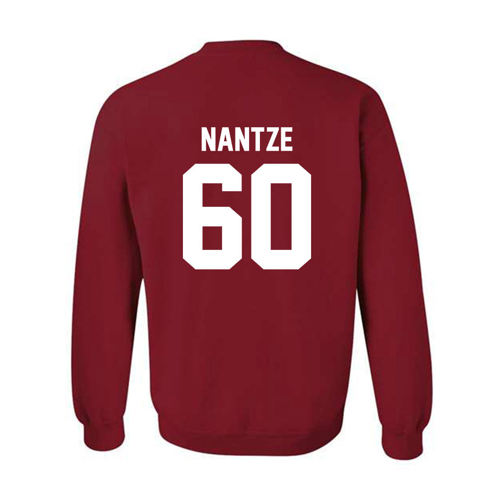 Arkansas - NCAA Football : Jonas Nantze - Crewneck Sweatshirt
