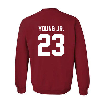 Arkansas - NCAA Football : Kevin Young Jr. - Sports Shersey Crewneck Sweatshirt-1