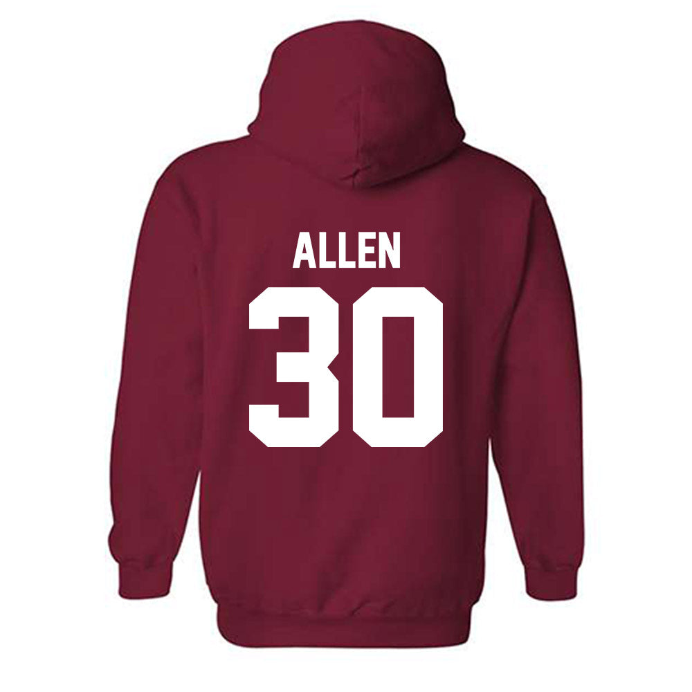 Arkansas - NCAA Football : J’Lynn Allen - Sports Shersey Hooded Sweatshirt-1