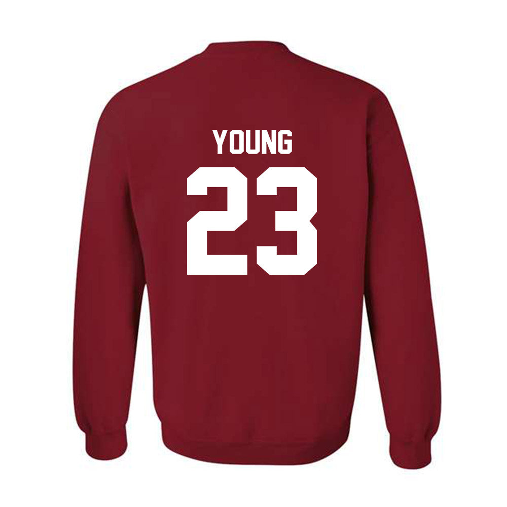Arkansas - NCAA Football : Kevin Young - Sports Shersey Crewneck Sweatshirt-1