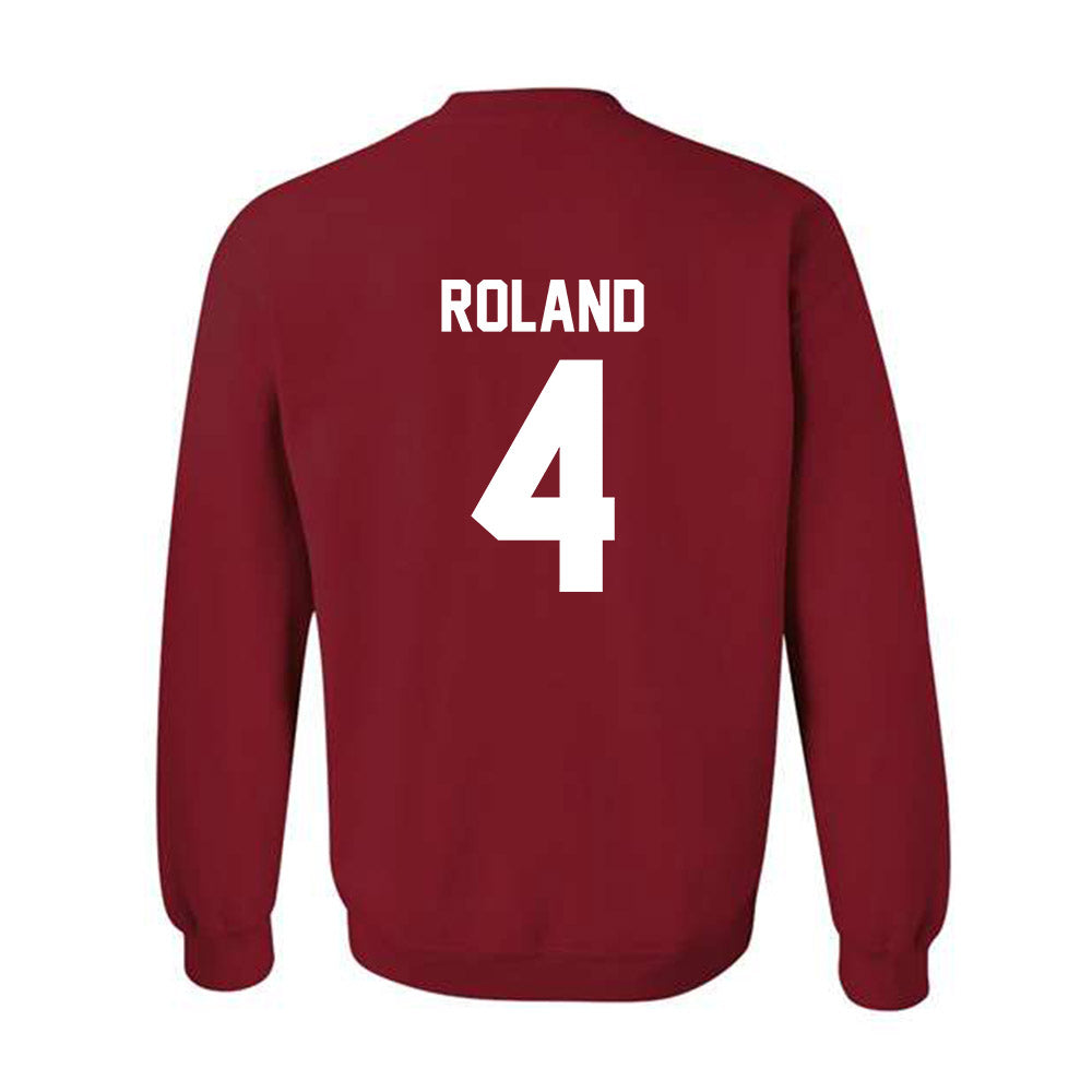 Arkansas - NCAA Football : Lakhi Roland - Sports Shersey Crewneck Sweatshirt-1
