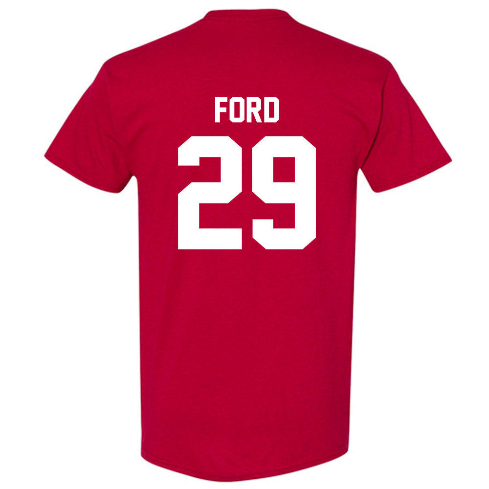 Arkansas - NCAA Football : Brandon Ford - Sports Shersey T-Shirt-1