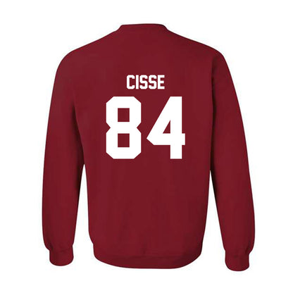 Arkansas - NCAA Football : Ismael Cisse - Sports Shersey Crewneck Sweatshirt-1