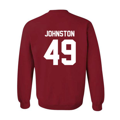 Arkansas - NCAA Football : Adam Johnston - Sports Shersey Crewneck Sweatshirt-1