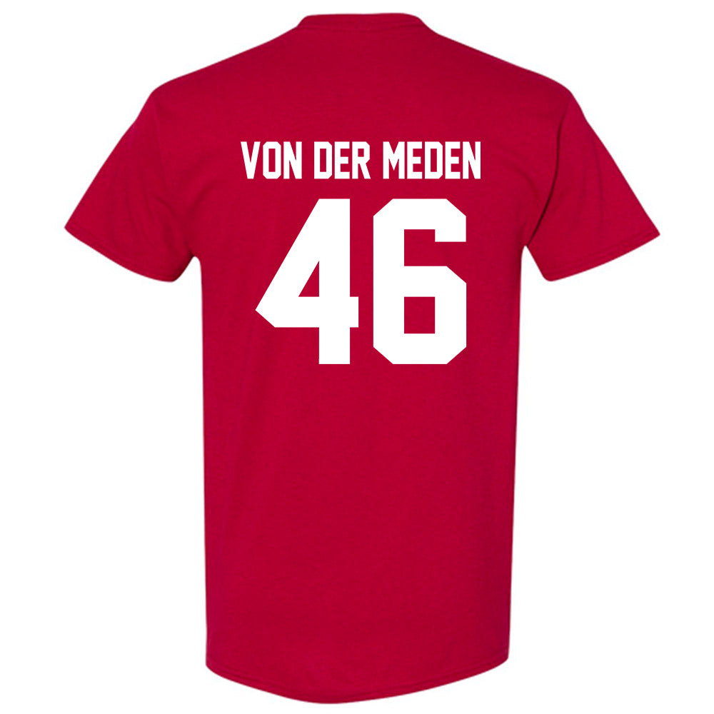 Arkansas - NCAA Football : Charlie von der Meden - Sports Shersey T-Shirt