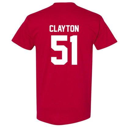 Arkansas - NCAA Football : Carey Clayton - Sports Shersey T-Shirt-1