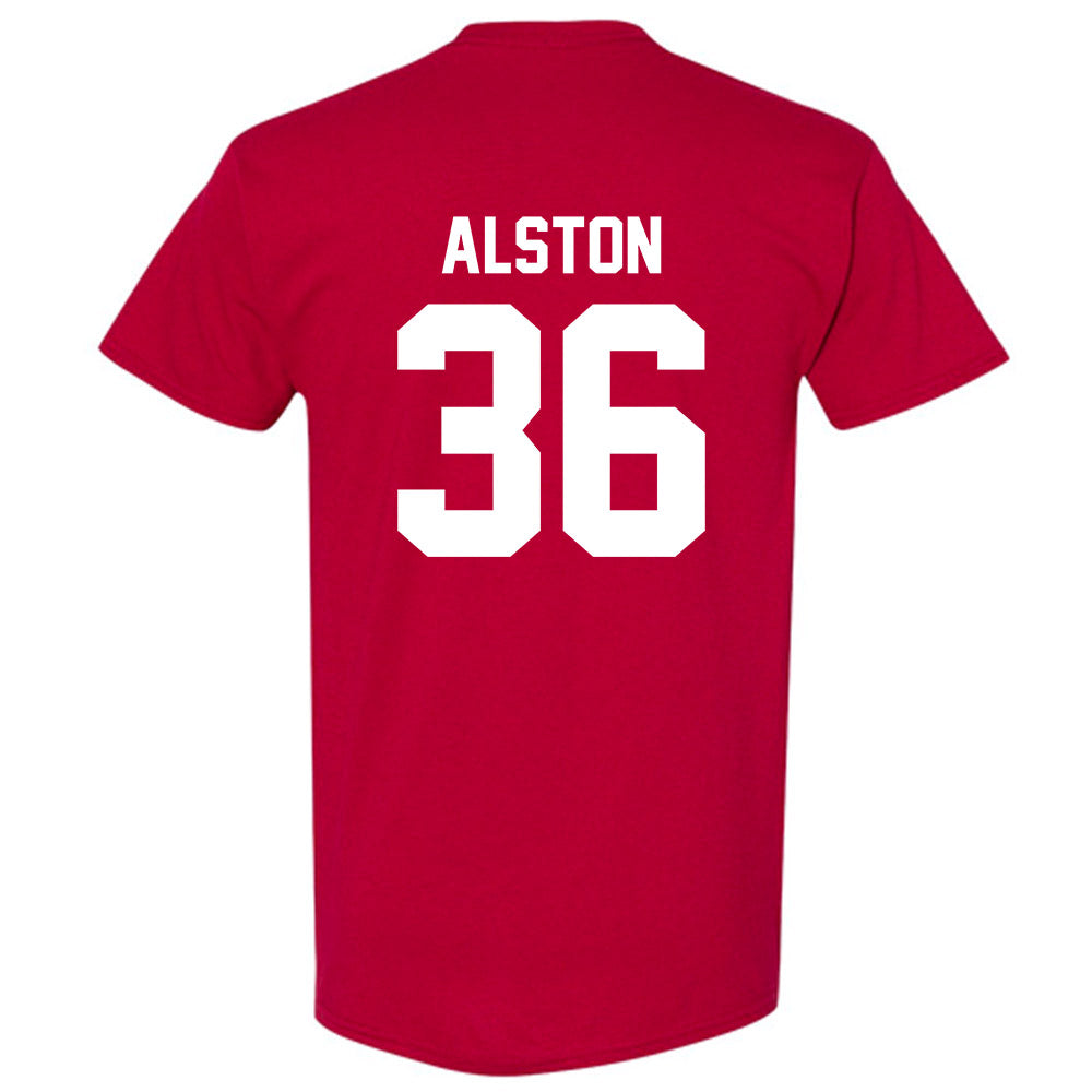 Arkansas - NCAA Football : Brian Alston - Sports Shersey T-Shirt-1