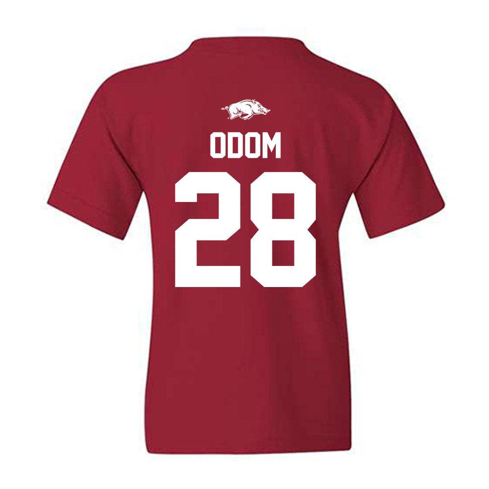 Arkansas - NCAA Football : Trajen Odom - Classic Shersey Youth T-Shirt-1