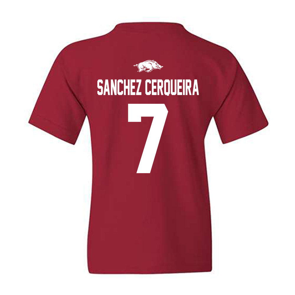 Arkansas - NCAA Women's Basketball : Cristina Sanchez Cerqueira - Classic Shersey Youth T-Shirt-1
