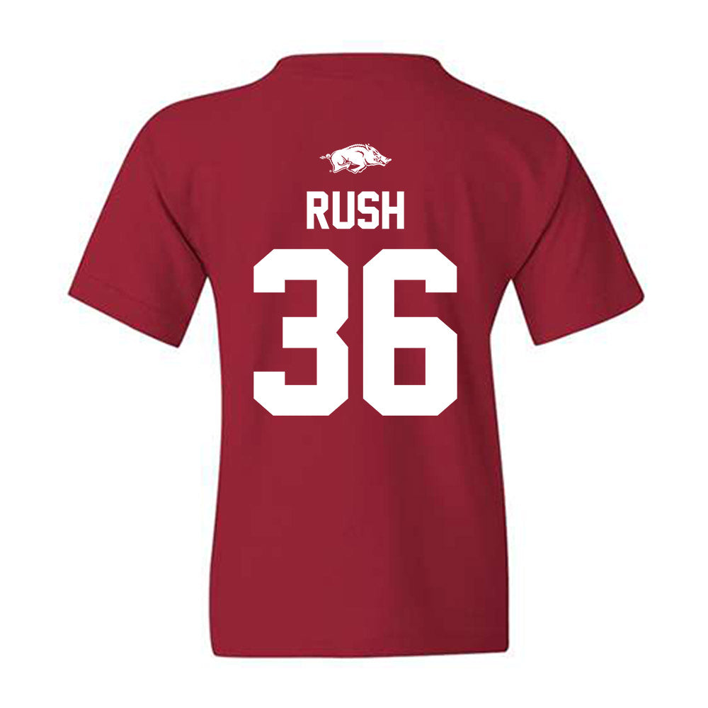 Arkansas - NCAA Football : Gavin Rush - Classic Shersey Youth T-Shirt-1