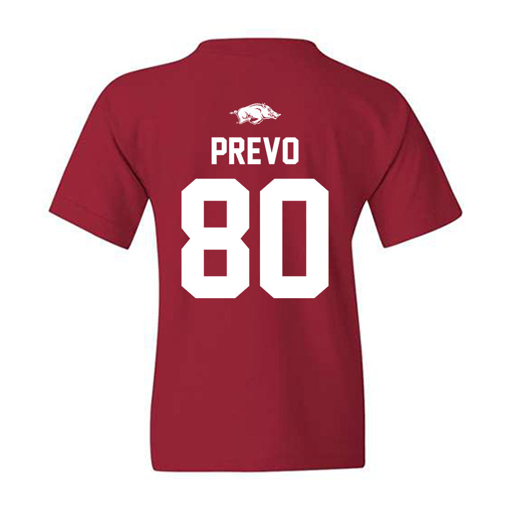 Arkansas - NCAA Football : Dequane Prevo - Classic Shersey Youth T-Shirt-1