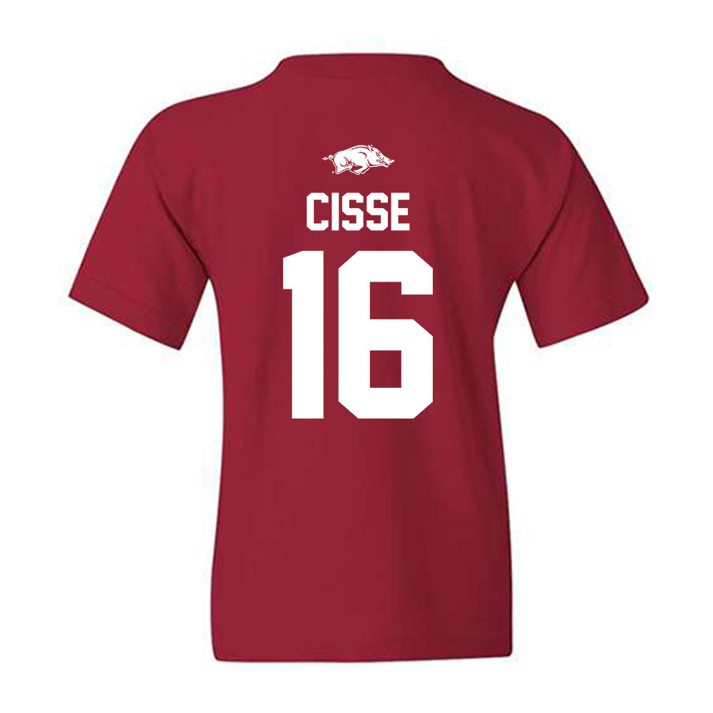 Arkansas - NCAA Football : Ismael Cisse - Classic Shersey Youth T-Shirt-1