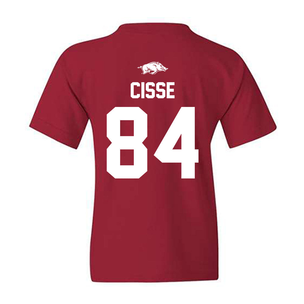 Arkansas - NCAA Football : Ismael Cisse - Classic Shersey Youth T-Shirt-1