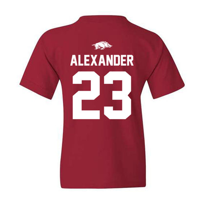 Arkansas - NCAA Women's Volleyball : Aleki Alexander - Classic Shersey Youth T-Shirt