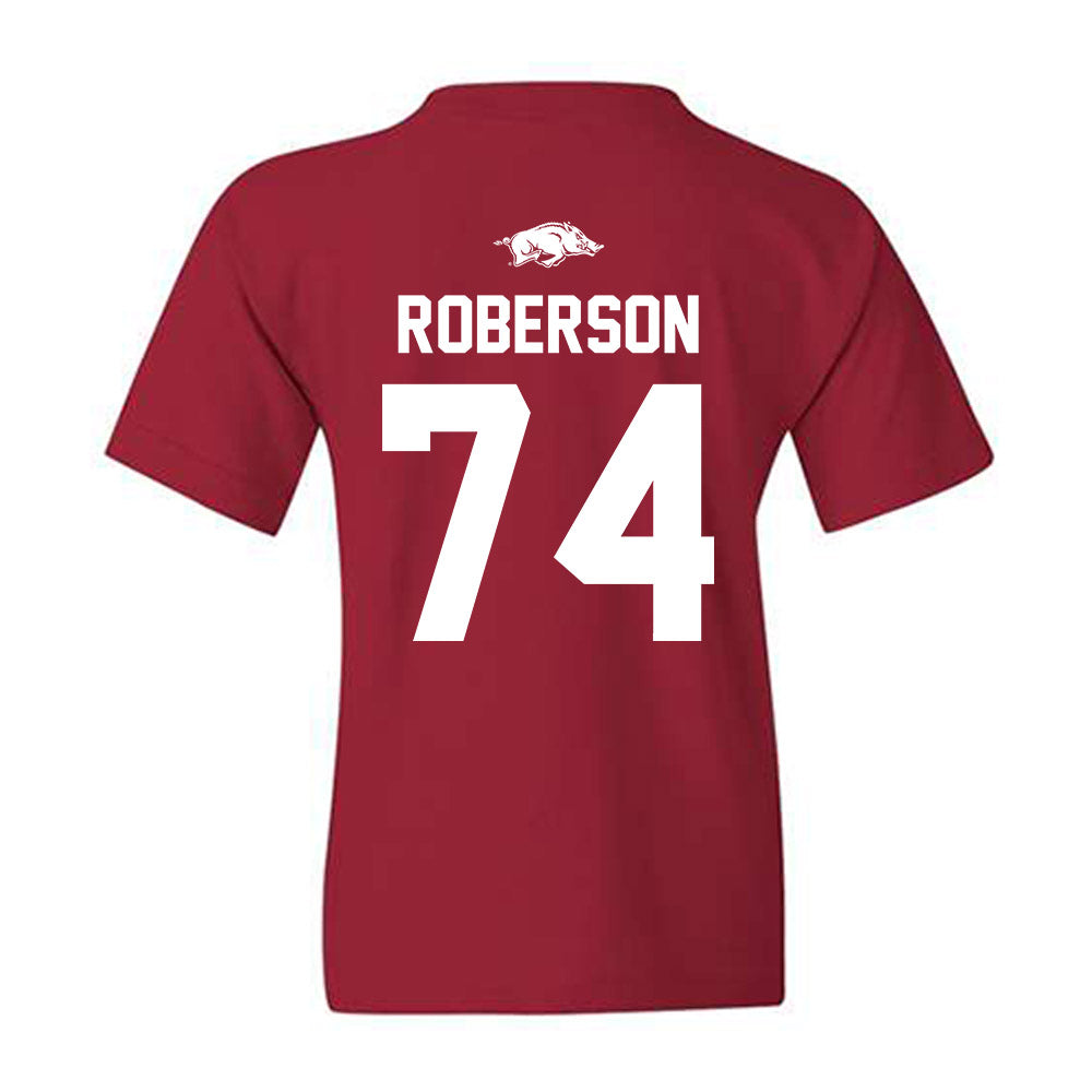 Arkansas - NCAA Football : Terence Roberson - Classic Shersey Youth T-Shirt-1