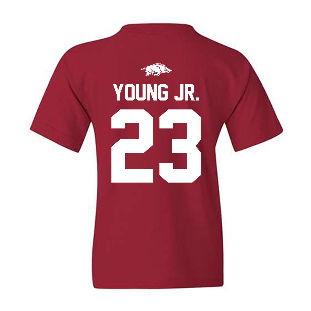 Arkansas - NCAA Football : Kevin Young Jr. - Classic Shersey Youth T-Shirt-1
