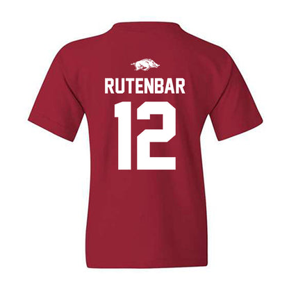 Arkansas - NCAA Baseball : Carter Rutenbar - Classic Shersey Youth T-Shirt-1