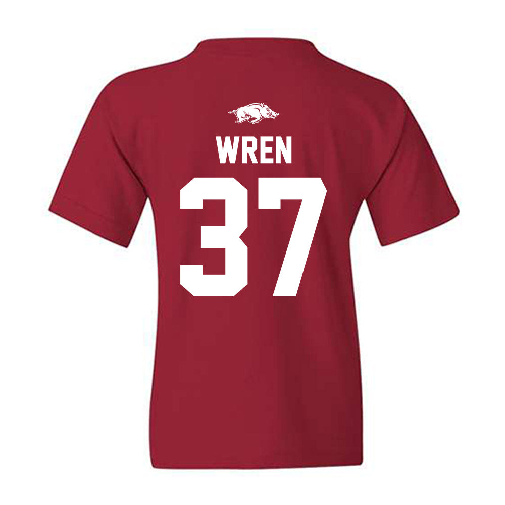 Arkansas - NCAA Baseball : Grant Wren - Classic Shersey Youth T-Shirt-1