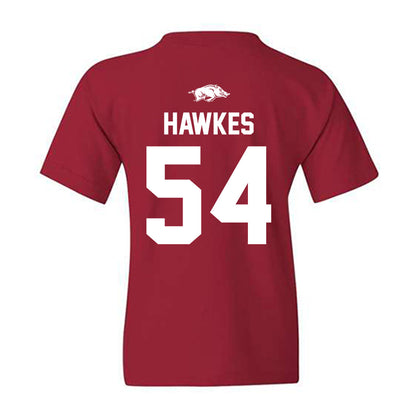 Arkansas - NCAA Football : Adam Hawkes - Classic Shersey Youth T-Shirt-1