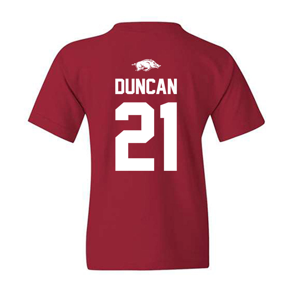 Arkansas - NCAA Women's Volleyball : Parker Duncan - Classic Shersey Youth T-Shirt-1