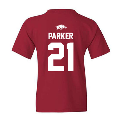 Arkansas - NCAA Football : Jasper Parker - Classic Shersey Youth T-Shirt-1