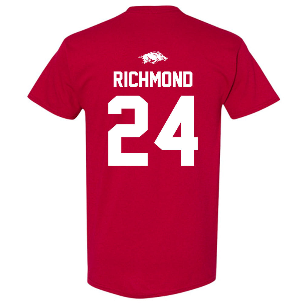Arkansas - NCAA Men's Basketball : Billy Richmond - Classic Shersey T-Shirt-1