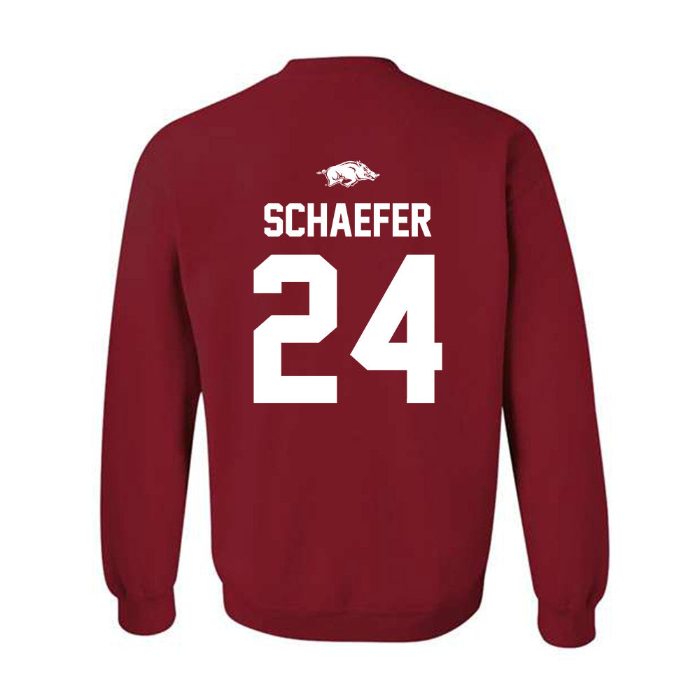 Arkansas - NCAA Baseball : Landon Schaefer - Classic Shersey Crewneck Sweatshirt-1