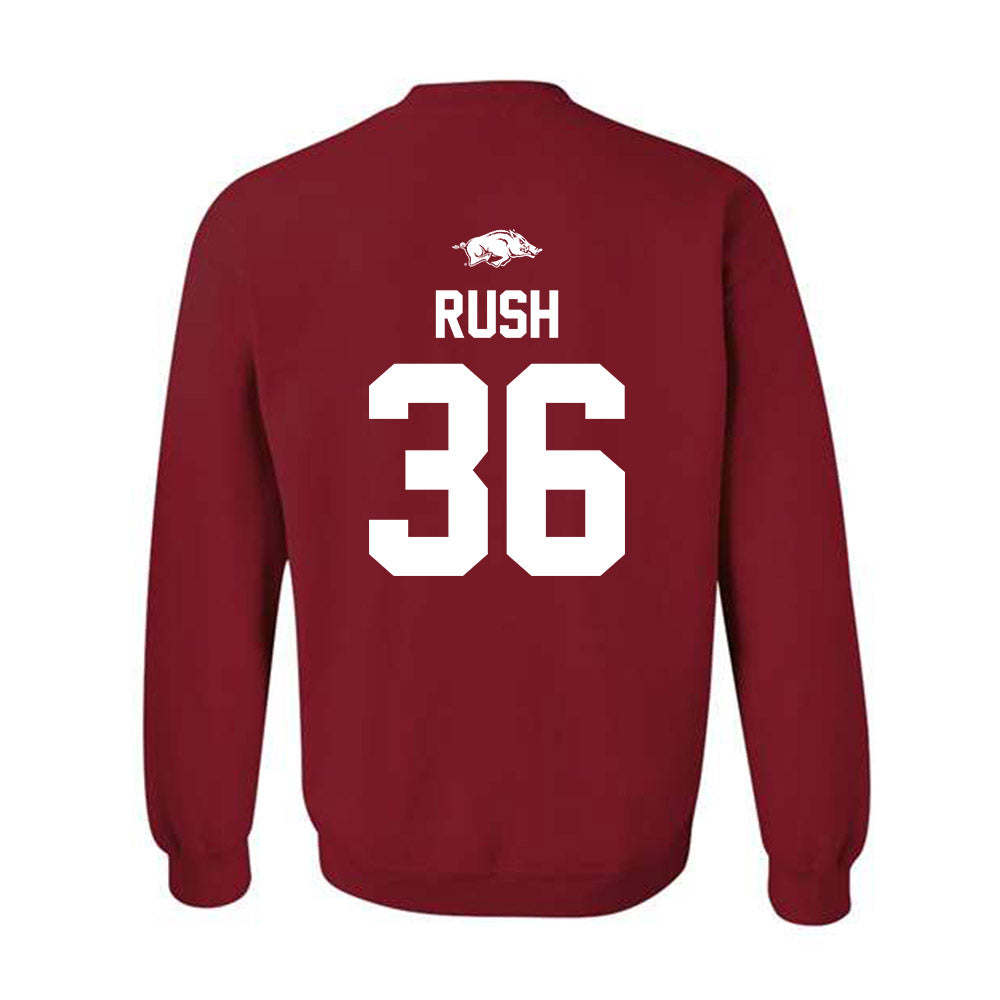 Arkansas - NCAA Football : Gavin Rush - Classic Shersey Crewneck Sweatshirt-1