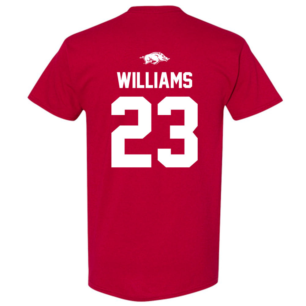 Arkansas - NCAA Football : Ian Williams - Classic Shersey T-Shirt-1
