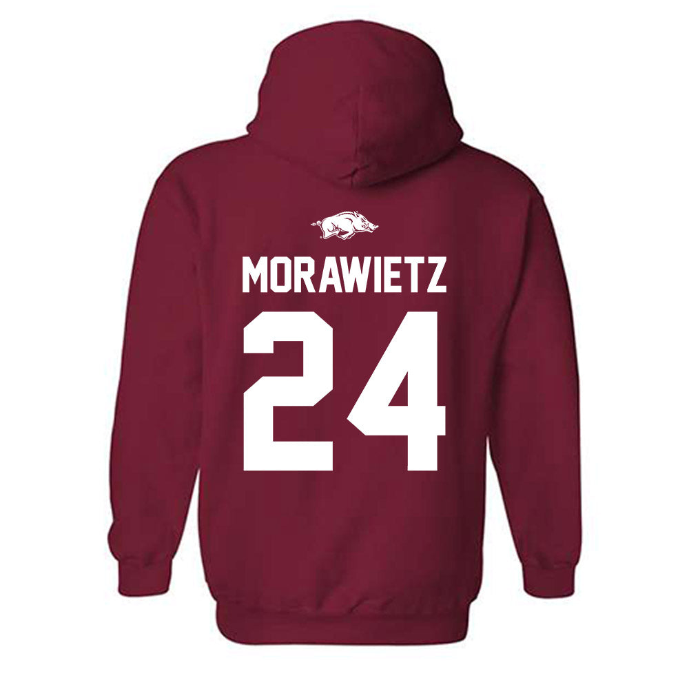 Arkansas - NCAA Women's Soccer : Kayla Morawietz - Classic Shersey Hooded Sweatshirt-1