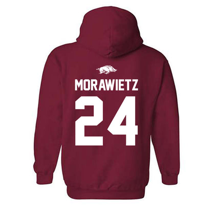 Arkansas - NCAA Women's Soccer : Kayla Morawietz - Classic Shersey Hooded Sweatshirt-1
