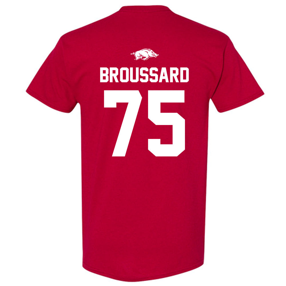 Arkansas - NCAA Football : Kavion Broussard - Classic Shersey T-Shirt-1